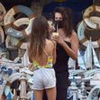 *EXCLUSIVE* WEB MUST CALL FOR PRICING - Spanish actress Penelope Cruz takes a stroll through the town with her family in Portofino.*PICTURES TAKEN ON 30/07/2022*