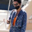 *EXCLUSIVE* Spanish actress Penelope Cruz rocks a double denim outfit while out in Portofino.*PICTURES TAKEN ON 30/07/2022*