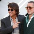 Tom Cruise and Brad Pitt attend the F1 The Movie  European premiere at Cineworld Leicester Square.