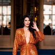 Priyanka Chopra en Bvlgari quitte l'hotel Ritz pour se rendre ŕ la soirée Bvlgari ŕ l'ambassade d'Italie