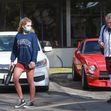 *EXCLUSIVE* Dolph Lundgren and Emma Krokdal workout at Pro Camp gym in Venice