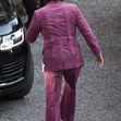 *EXCLUSIVE* An unrecognisable American actor Jared Leto is spotted on the set of the new Ridley Scott movie 'House of Gucci' out in Milan. *WEB MUST CALL FOR PRICING*