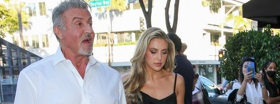 *EXCLUSIVE* Sylvester Stallone celebrates his 75th birthday with family and friends