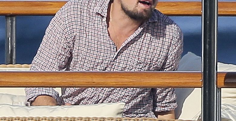 Exclusive... Leonardo DiCaprio Meets With Art Collectors in Cannes - NO WEB USE